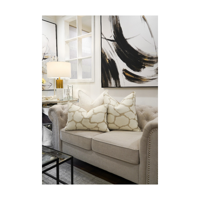 Cellopod White And Gold Modern Cushion Collection