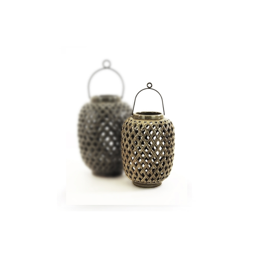 Ceramic Lantern Chocolate