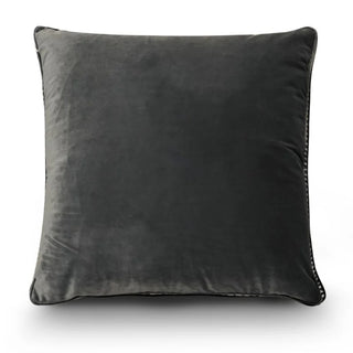  Charcoal Velvet Cushion 60x60cm