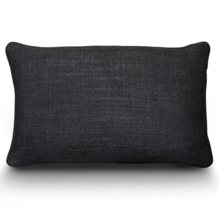 Charcoal Woven Cushion 40 x 60 cm