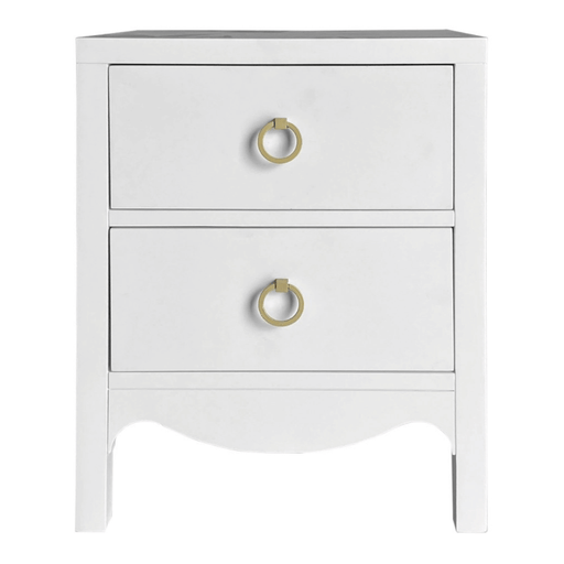 Cheltenham Double Drawer Bedside Table