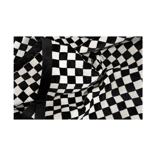 Chess Pattern Throw Close up