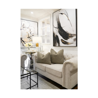 Chic Comfort Kaki Cosy Plain Modern Style Cushion Collection