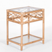 Chippendale Tan Bedside Table