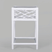 Chippendale White Bedside Table Side View