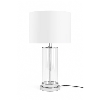 Chrome Glass Lamp