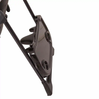 Close-up of the folded tray in Love N Care Montana Highchair 2.0