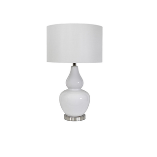 Elegance redefined with the Coastal White Classic Vibe Elegant Table Lamp