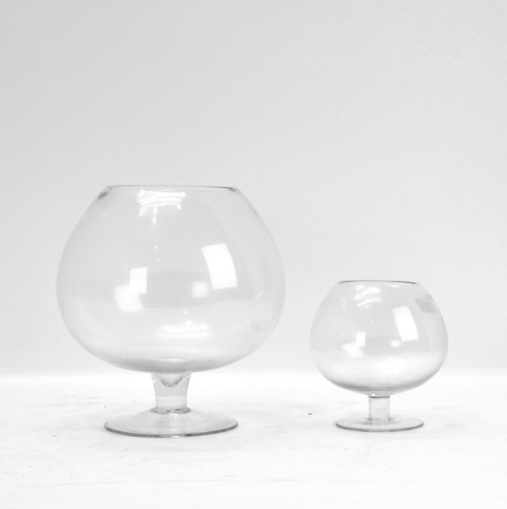 Cognac Glass Vase Sizes