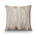 Copper StripyRoads Golden Earthy Grey Modern Cushion 55 x 55 cm