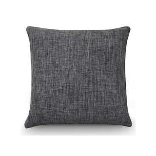 Dark Grey Ribbed Fabric Bold Style Cushion 55 x 55 cm