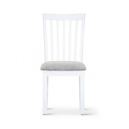 Dover White Fabric Coastal Dining Chair