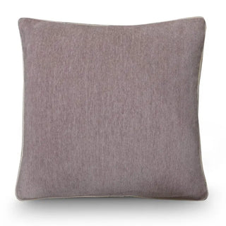 Dusty Mauve Cushion with Cream Piping 55x55cm