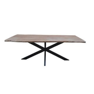 Elba Artisanal Dining Table Side Profile