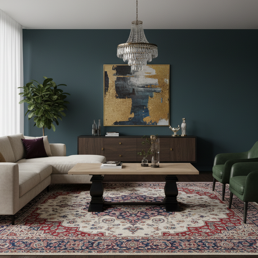 Elegant Velino Artisan Coffee Table A Masterpiece in Oak & Black