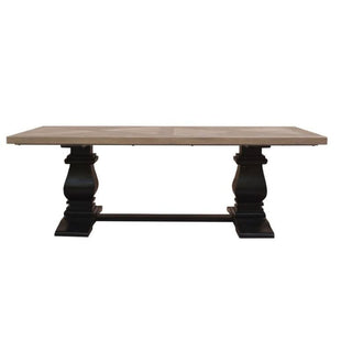 Elegant Velino Artisan Coffee Table A Masterpiece in Oak & Black Close Up Look