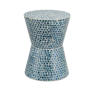 Enchanting Mosaic Majestic Table Stool Close Up Look