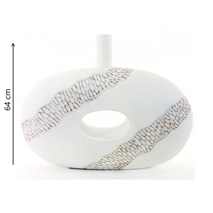 Erika White Vase Dimensions