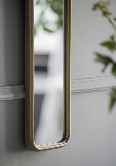 Eternal Elegance Full-Length Metal Mirror Close up