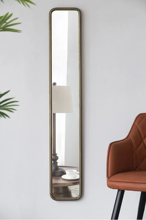 Eternal Elegance Full-Length Metal Mirror On Display