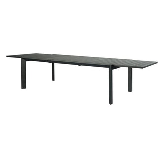 Extended Icaria Charcoal Outdoor Expansion Table