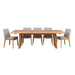Galway 2.4M Dining Setting With 8 Pewter Boca Chairs