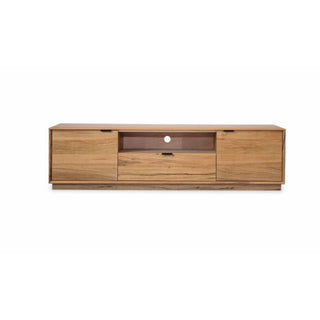 Galway Elegance: 180cm Marri Wood Entertainment Unit - Natural