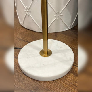Gold and black Metal Floor Lamp Base