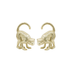 Golden Monkey Bookends ZooWoo Piece