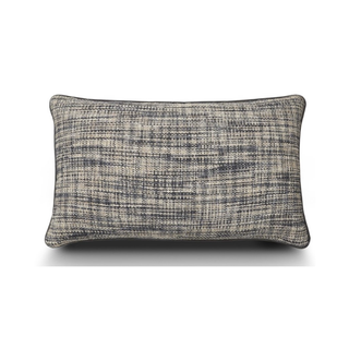 Grey Cotton Classic Pattern Cushion 40 x 60 cm