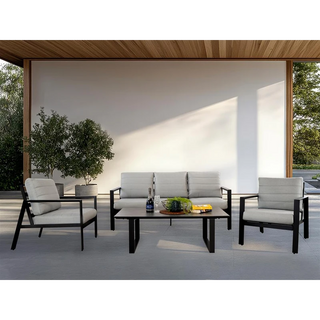 Grey Reed 4-Piece Outdoor Sofa Set Preview
