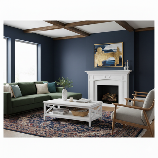 Hamptons Haven Rectangular Coffee Table-White