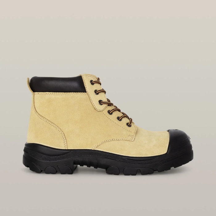 Hard Yakka Gravel Lace Up Steel Toe Safety Boots Sand