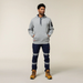 Hard Yakka Reflective Slim Fit Canvas Cargo Pants In Navy