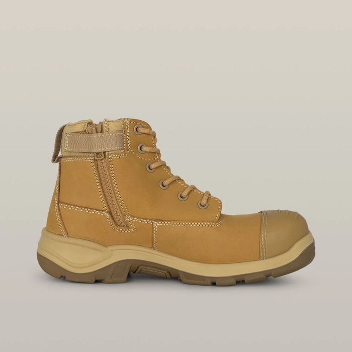 Hard Yakka Steel Cap Tougemaxx 6Z Safety Work Boots Wheat  inner