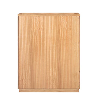 Highland Tasmanian Oak Tallboy Back Profile