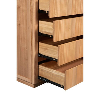 Highland Tasmanian Oak Tallboy Drawers Close-up