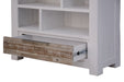 Homestead Multi-Tone Solid Acacia Timber Bookcase Drawer Close-up