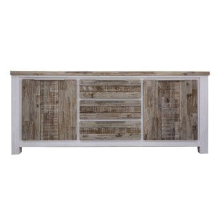 Homestead Multitone Solid Acacia Timber Large Entertainment Unit