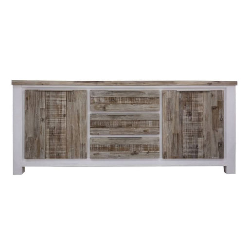 Homestead Multitone Solid Acacia Timber Large Entertainment Unit