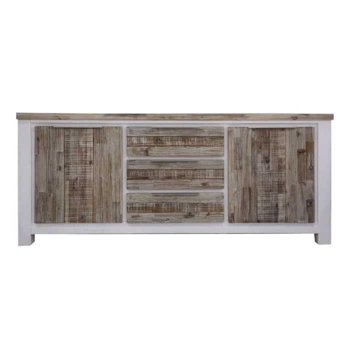 Homestead Multitone Solid Acacia Timber Large Entertainment Unit