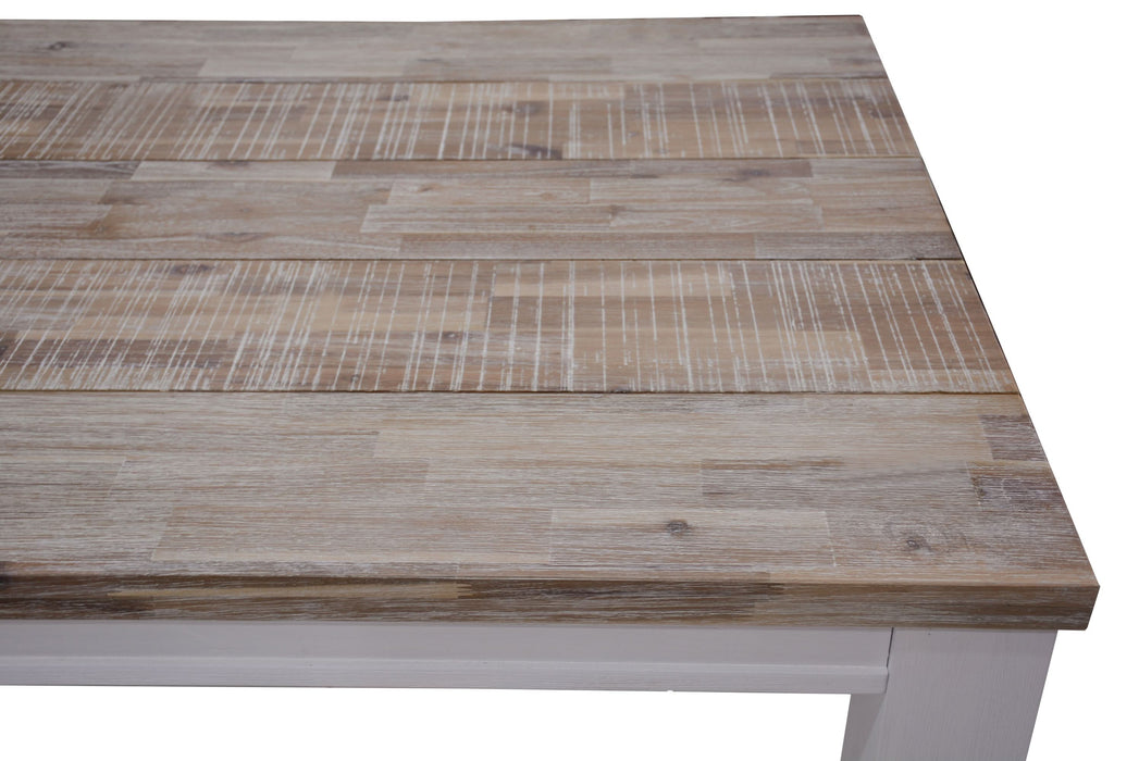 Homestead Solid Acacia Timber Dining Table Close-up