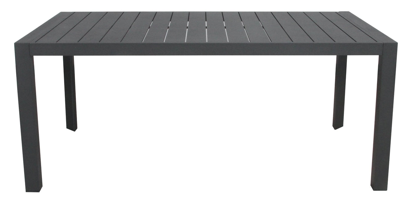 Icaria Outdoor Dining Set Charcoal Table