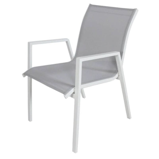 Icaria White & Light Grey Outdoor Chair