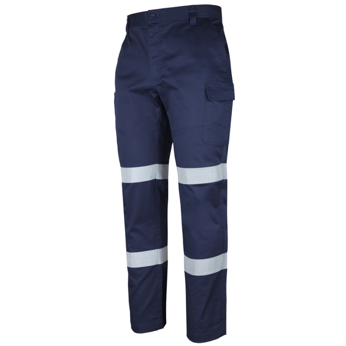JB's Multi Pkt Stretch Twill Pant With D+N Tape Navy Side