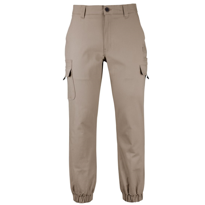 JB's Multi Pocket Stretch Canvas Jogger Taupe