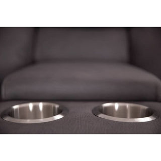 Jersey Corner Dual Recliners Theatre Lounge Cup Holders