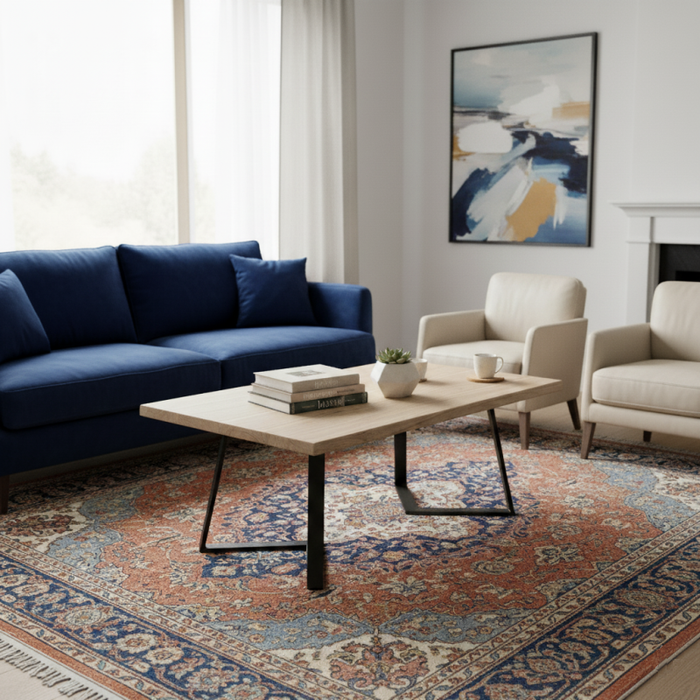 Juniper Coffee Table-Natural/Black