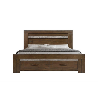 Kentucky Charcoal Queen Bed with Drawers