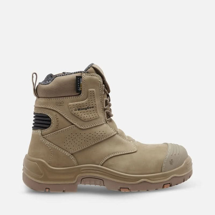 King Gee Bennu Pro 6 Work Boots Stone